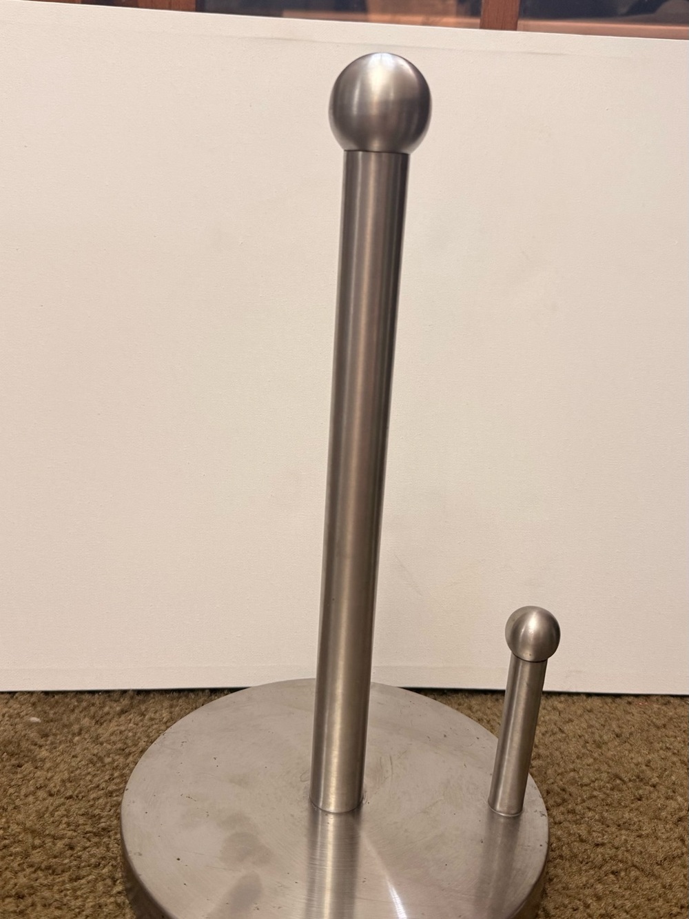 Threshold Brushed Silver Paper Towel Stand